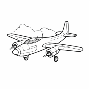 Air combat - Air combat adventure coloring picture for kids