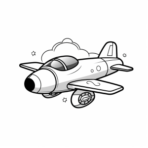 Air combat - Air combat jet coloring page