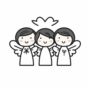 Angels - Angel pictures to color