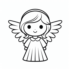 Angels - Angel drawing for children