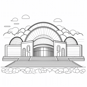 Architect - Architecture coloring picture for budding master builders