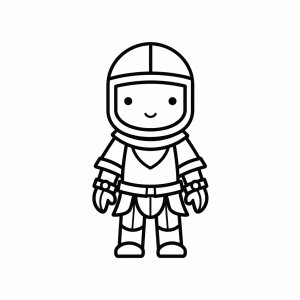 Armor - Knight coloring picture to print