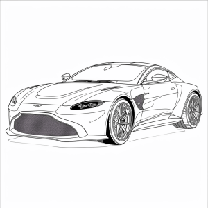 Aston Martin - Luxury sports car as a creative template