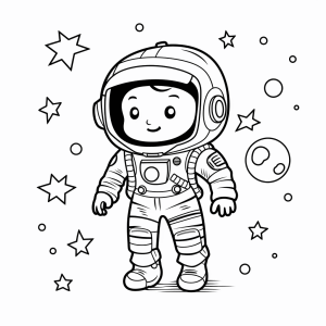 Astronomer - Space fun with the little astronaut