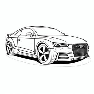 Audi - Sports car expression for creative painting