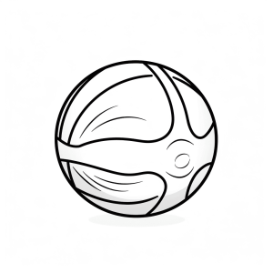 Basketball - Basketball fun to color in