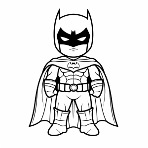 Batman - Batman hero adventures to color in