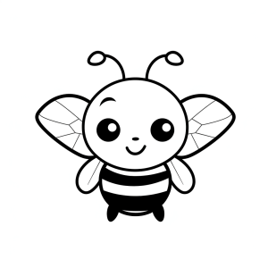 Bee - Adorable bee drawing - creative fun for kids