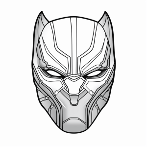 Black Panther - Superhero face adventures for children