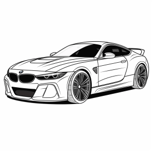 BMW - BMW sports car drawing