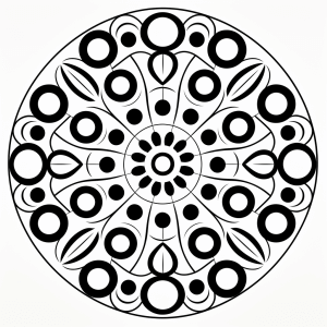 Calm Mandala - Creative relaxation for little artists