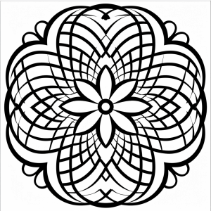 Calm Mandala - Harmonious relaxation with creative patterns