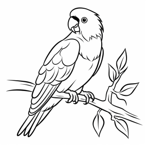 Canary - Canary coloring picture for children