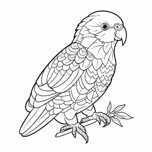 Canary - Canary coloring page for kids