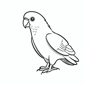 Canary - Canary coloring page for kids