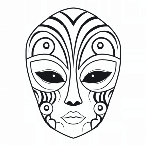 Carnival - Creative mask templates for children's parties