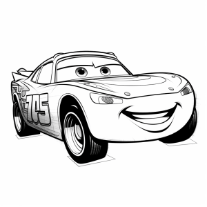 Cars - Race car drawing pleasure