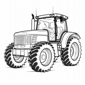 CaseIH - Tractor drawing for children