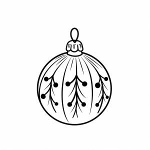 Christmas tree bauble - Christmas magic with our Christmas bauble drawing