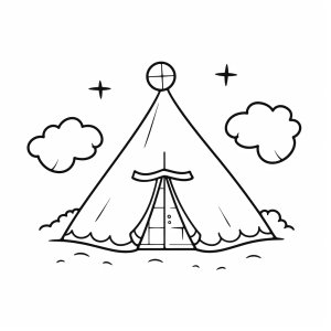 Circus tent - Circus tent coloring experience