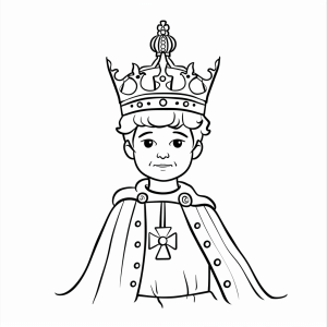 Coloring page Queen - Royal ruler coloring page