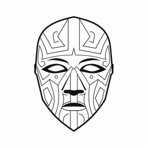 Creepy mask - Mysterious superhero mask to design yourself