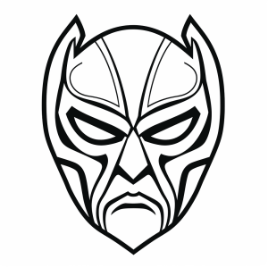 Creepy - Creepy hero mask to print out