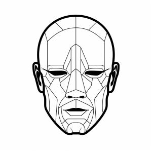 Cro himself - Transform yourself into a superhero with our face stencils