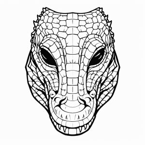 Crocodile - Crocodile adventure mask