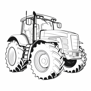 Deutz - Farm Tractor Coloring Page