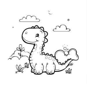 Dinosaurs in the fog - Dinosaurs in the fog - Creative coloring adventure