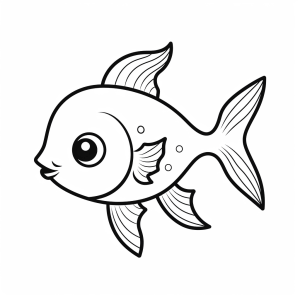 Diving - Explore the sea with our fish coloring picture