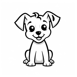 Dog - Cute puppy drawing