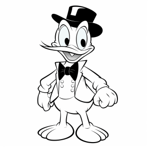 Donald Duck - Discover Donald's charm - coloring fun for kids!