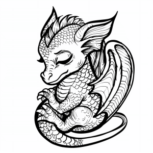 Dragons and wizards - Dragon and wizard coloring pictures