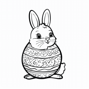 Easter chicks - Easter chick coloring page for kids