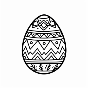 Easter egg - Easter egg drawing fun