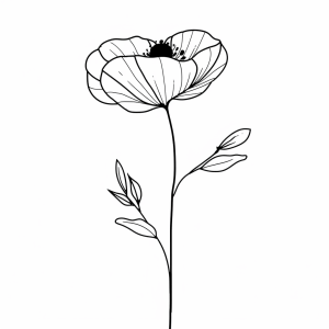 Easter flower - Easter flower coloring page - Creative coloring fun for children