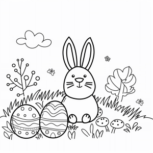 Easter song - Easter bunny adventure in the meadow