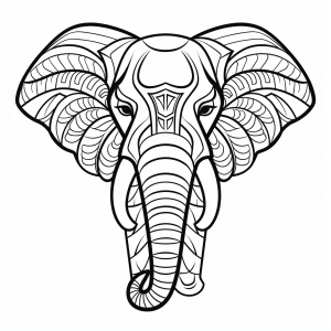 Elephant - Elephant fun - Discover our animal mask templates!