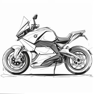 Energica Ego - Electric motorcycle Energica Ego coloring page