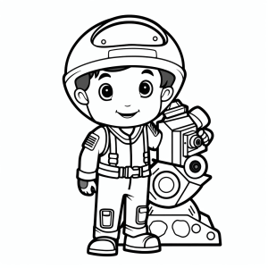 Engineer - Discover the engineering adventure to color in