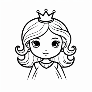 Fairy princess - Enchanting fairy princess to color in