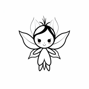 Fairy wings - Enchanting fairy wings coloring page