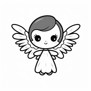 Fairy wings - Enchanting fairy wings coloring page