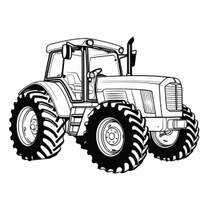 Fendt - Fendt tractor coloring picture for kids