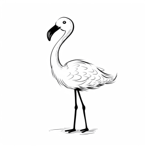 Flamingo - Flamingo drawing art