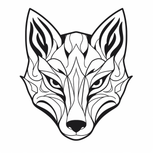 Fox - Creative fox face design