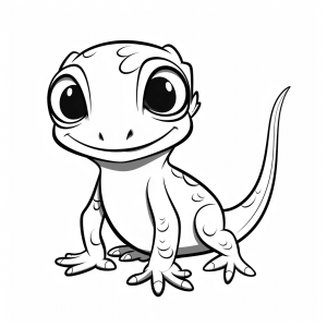 Gecko - Gecko drawing for children