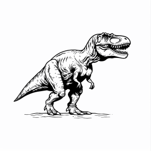 Giganotosaurus - Gigantic Giganotosaurus: Dinosaur coloring page